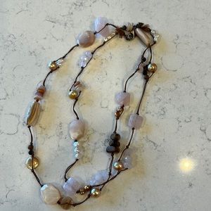 Silpada Jewelry - Retired - Rose Quartz Necklace - like new!